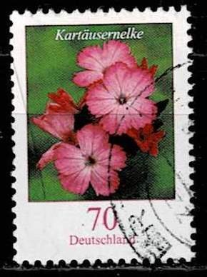 Germany,Sc#2423 used, Flower: Clusterhead pink