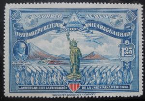 sl- Nicaragua Scott # D15 MNH, Statue of Liberty,Lighthouse