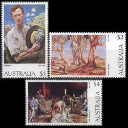 AUSTRALIA 1974 - Scott# 573-6 Paintings $1-4 NH