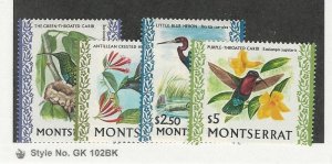 Montserrat, Postage Stamp, #240-243 Mint LH, 1970 Birds, JFZ