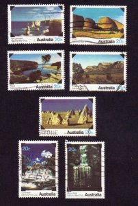 Australia 1979 Sc#700-706 Set of 7 National Parks USED.