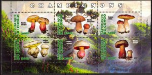 Congo 2013 Mushrooms (2) MNH Cinderella !