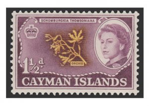 CAYMAN ISLANDS UNUSED SCOTT 155 YEAR 1962.