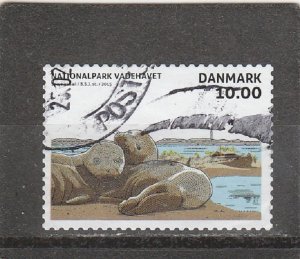 Denmark  Scott#  1708  Used  (2015 Harbor Seals)