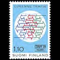 FINLAND 1981 - Scott# 657 Conf. Set of 1 NH