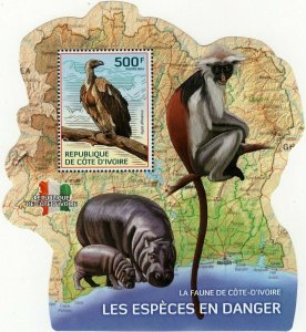 Endangered Species Stamp Gyps Africanus S/S MNH #1621