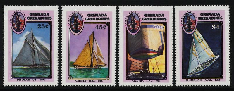 Grenada Grenadines 862-5 MNH Yachts, America's Cup