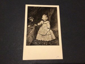 Velazquez portrait of the princess Mary Theresa postal card Ref 59730