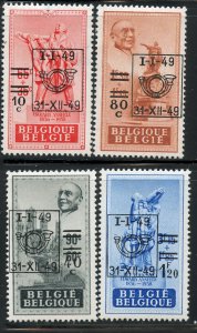 Belgium # 395-98, Mint Hinge.