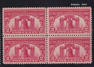 BOBPLATES US #627 Liberty Bell Block VF LH SCV= $12.5 *