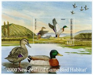 (I.B) New Zealand Revenue : Game Bird Habitat $10 (2000)
