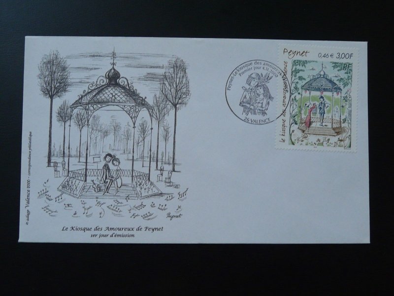 FDC art paintings Raymond Peynet France 2000