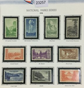 US STAMPS COLLECTIONS 1934 UNUSED  LOT #23257