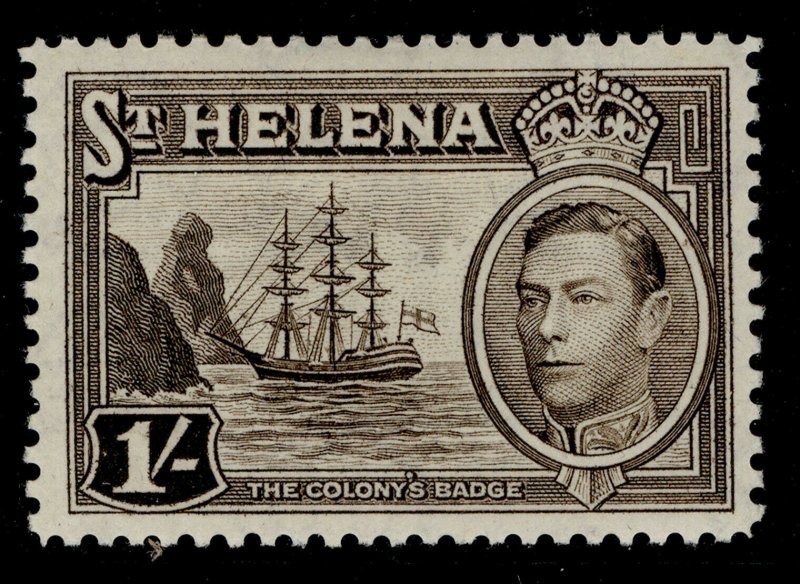 ST. HELENA GVI SG137, 1s sepia, M MINT. 