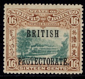 NORTH BORNEO QV SG136, 16c, LH MINT. Cat £225. PERF 13½ x 14