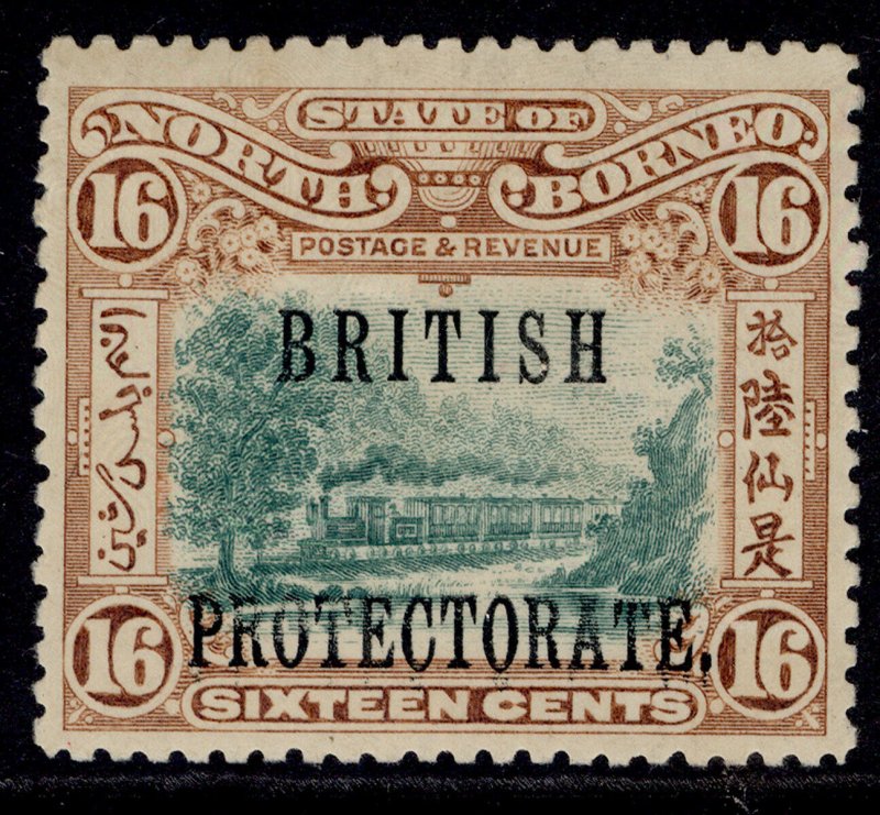 NORTH BORNEO QV SG136, 16c, LH MINT. Cat £225. PERF 13½ x 14