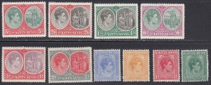 St. Kitts-Nevis #79-88 Mint