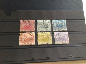 Western Australia Swan 1890-1893 used stamps A11647