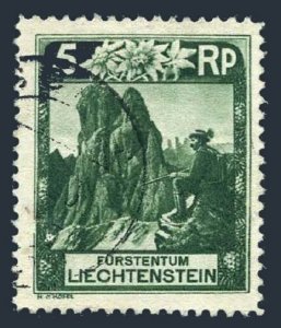 Liechtenstein 95 perf 11.5,used.Michel 95B. Chamois Hunter,1930.