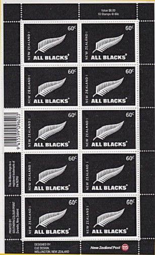 NEW ZEALAND 2012 Rugby ALL BLACKS souvenir sheet MNH.......................87406