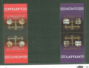 Latvia #379-380 Mint (NH) Single (Complete Set) (Europa)