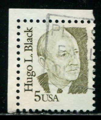 2172 US 5c Hugo L Black, used