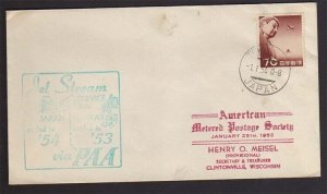 Japan 1954 FFD to USA