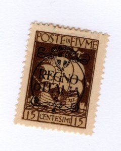 Fiume #186 MH - Stamp - CAT VALUE $2.40