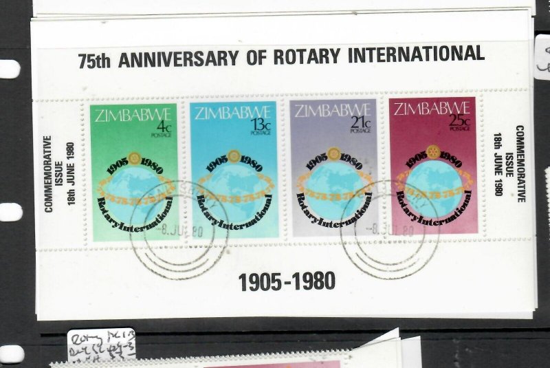 ZIMBABWE  (P2805B)  ROTARY  SC 432A   VFU 