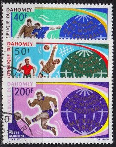 DAHOMEY [1970] MiNr 0414-16 ( O/used ) Fussball