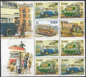 Ireland - 1993 Buses booklet pane  Sc# 906a - MNH - (341)