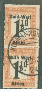 South West Africa #J4 Used Multiple