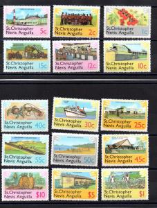 St. Kitts-Nevis 355-369 MNH