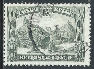 Belgian Congo, Sc #140, 15c Used