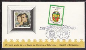 Columbia Coat of Arms 1976 U/A FDC BIN