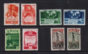 Russia - 4 commemorative sets from 1949-50, cat. $ 40.75