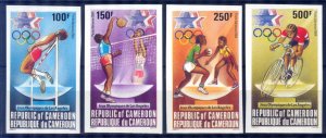 Cameroon 1984 Olympics Games Los Angeles Winners Mi.1036/9B Imperf. MNH
