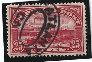 U.S. Scott #Q9 Used 25c Steel Plant Parcel Post Stamp  2019 CV $8.00