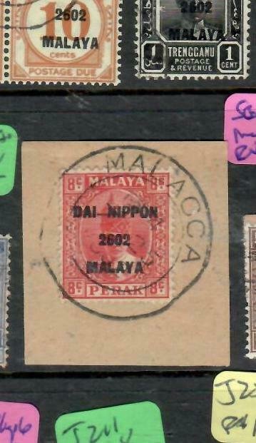 MALAYA JAPANESE OCCUPATION PERAK (P1607B) 8C DN PIECE MALACCA CDS SGJ 248  VFU