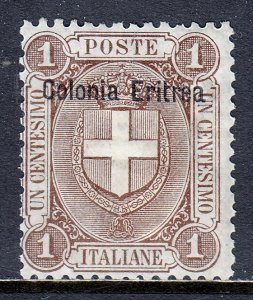 Eritrea - Scott #12 - MH - Gum toning - SCV $20