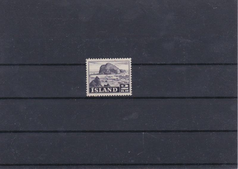 Iceland 1950 2k Mounted Mint Stamp CAT£31 Ref: R7486