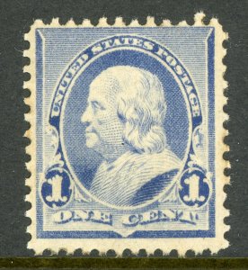 USA 1890 Franklin 1¢ Light Blue Scott # 219 MNH W462