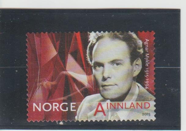 Norway  Scott#  1772  Used  (2015 Agnar Mykle)