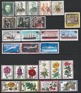 COLLECTION LOT 8217 GERMANY 26 SEMI POSTAL STAMPS 1954+ CV+$20