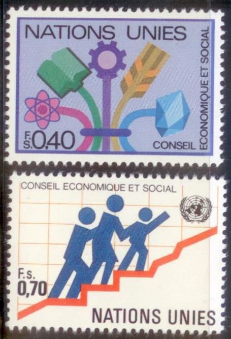 United Nations Geneva 1980 SC# 96-7 MNH-OG E124