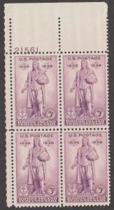 U.S. Scott #777 Rhode Island Stamp - Mint NH Plate Block