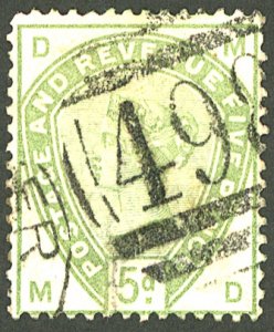 GREAT BRITAIN #104 USED