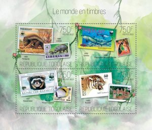 TOGO - 2013 - World Stamps - Perf 4v Sheet - Mint Never Hinged