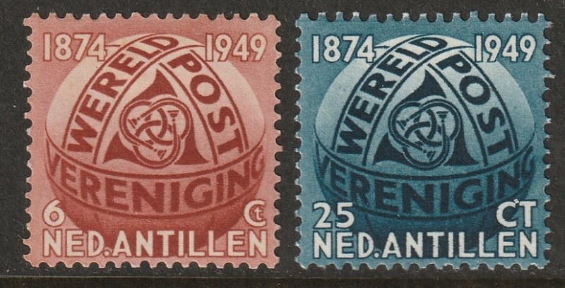 Netherlands Antilles 1949 Sc 206-7 set MH*