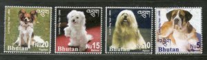 Bhutan 2006 Year of the Dog Domestic Animals Sc 1416-19 4v MNH # 2243